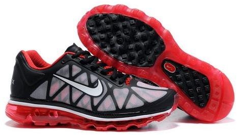 Mens Nike Air Max 2011 Mesh Black Red White 429889101