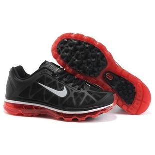 Mens Nike Air Max 2011 Mesh Black White Red 431873018