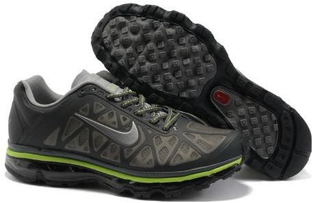 Mens Nike Air Max 2011 Mesh Grey Green Black 431873009
