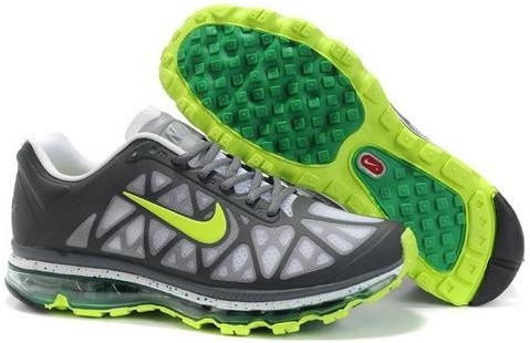 Mens Nike Air Max 2011 Mesh Grey Green White 429889030