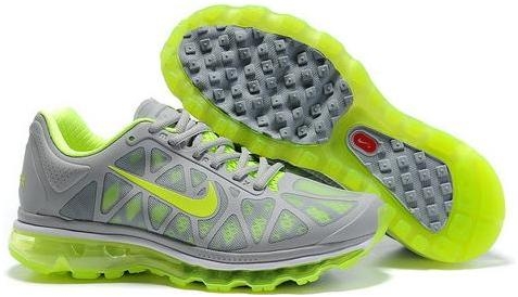 Mens Nike Air Max 2011 Mesh Grey Light Yellow 429889001