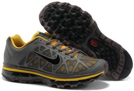 Mens Nike Air Max 2011 Mesh Grey Yellow Black 429889080