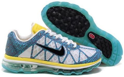 Mens Nike Air Max 2011 Mesh Light Blue Black White