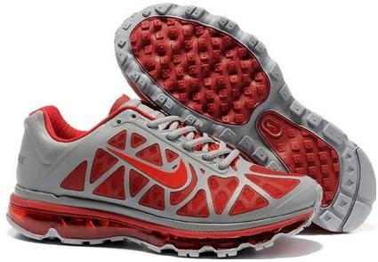 Mens Nike Air Max 2011 Mesh Red Gray 429889066