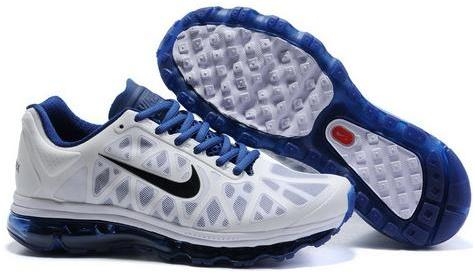 Mens Nike Air Max 2011 Mesh White Black Blue 429889104