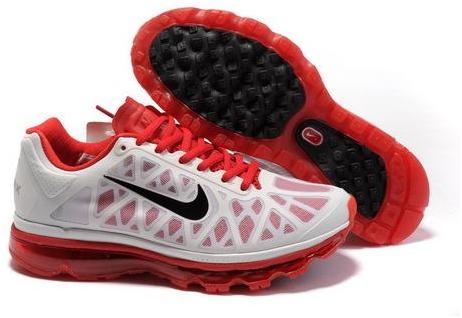 Mens Nike Air Max 2011 Mesh White Red Black 429889013