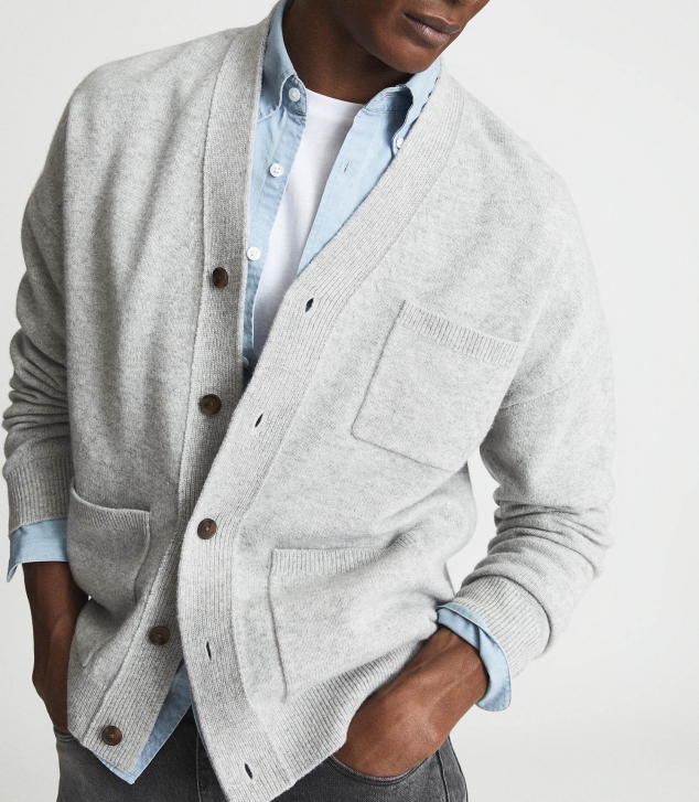 Merino Wool Cardigan - Image 2