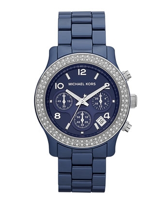 Michael Kors - Glitz Ceramic Chronograph Watch