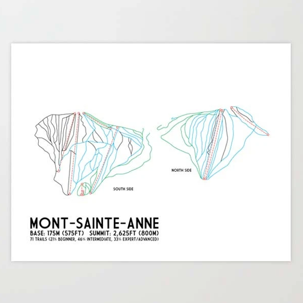Mont-Sainte-Anne Print
