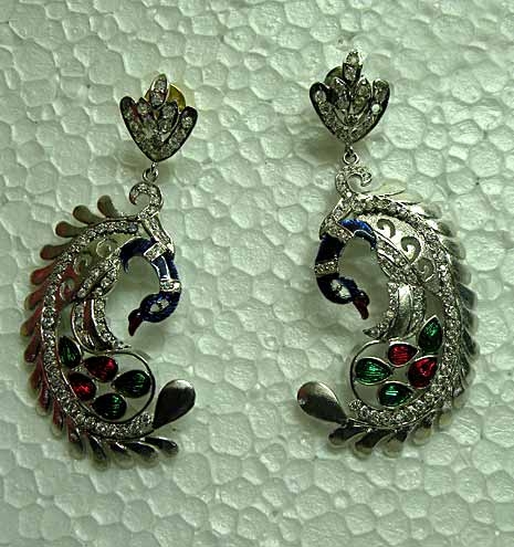 Multicolour Stone Studded Imitation Earring