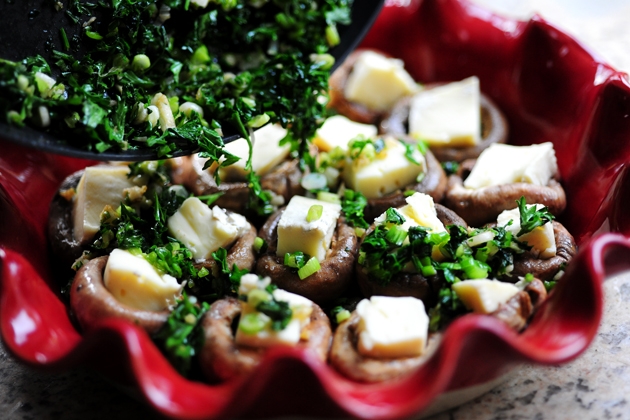 Mushrooms Stuffed with Brie - Image 3