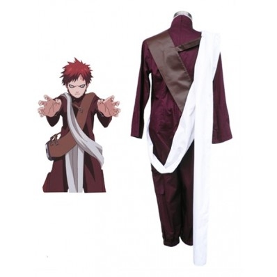 Naruto Shippuden Gaara Red Cosplay Costume