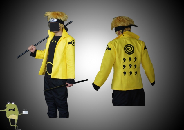 Naruto Uzumaki SO6P Six Paths Sage Cosplay Costume