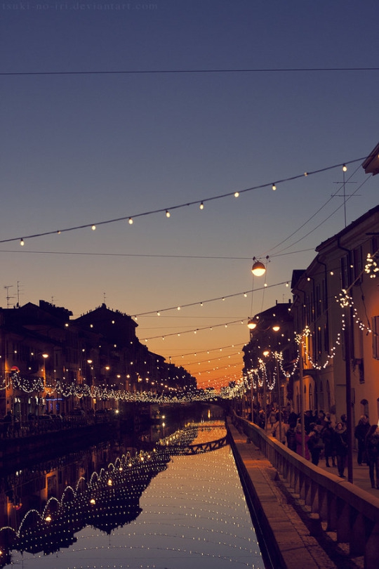 Naviglio Grande canal in Navigli, Milan - Image 2