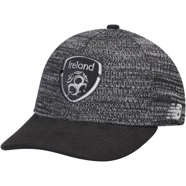 New Balance Ireland National Team Black/Silver Badge Snapback Adjustable Hat