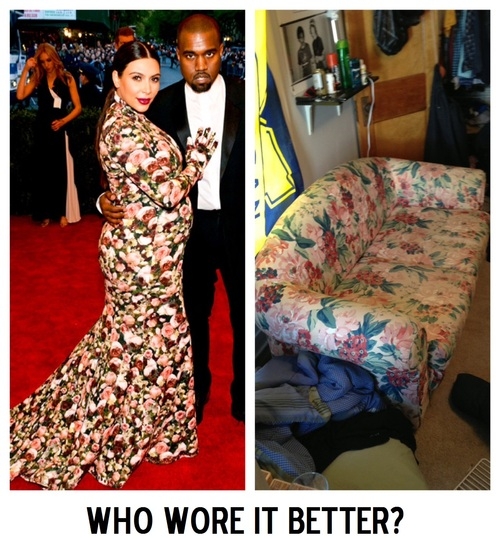 Nice dress, Kim.