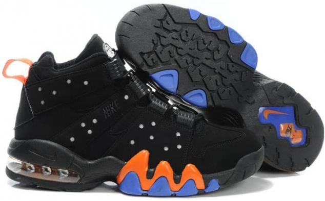 Nike Air Max2 CB 94 Charles Barkley Shoes Black/Orange Sport
