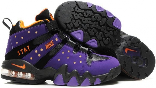 Nike Air Max2 CB 94 Charles Barkley Shoes Purple/Black/Orange Sport