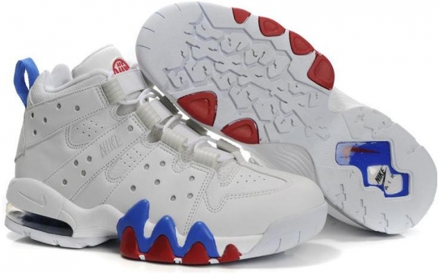 Nike Air Max2 CB 94 Charles Barkley Shoes White Blue Sport