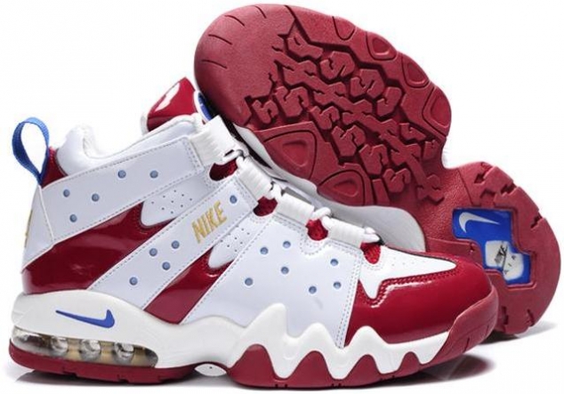 Nike Air Max2 CB 94 Charles Barkley Shoes White/Red Sport