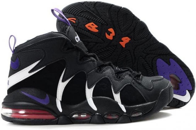 Nike Air Max CB34 Charles Barkley Shoes Black/White/Purple Sport