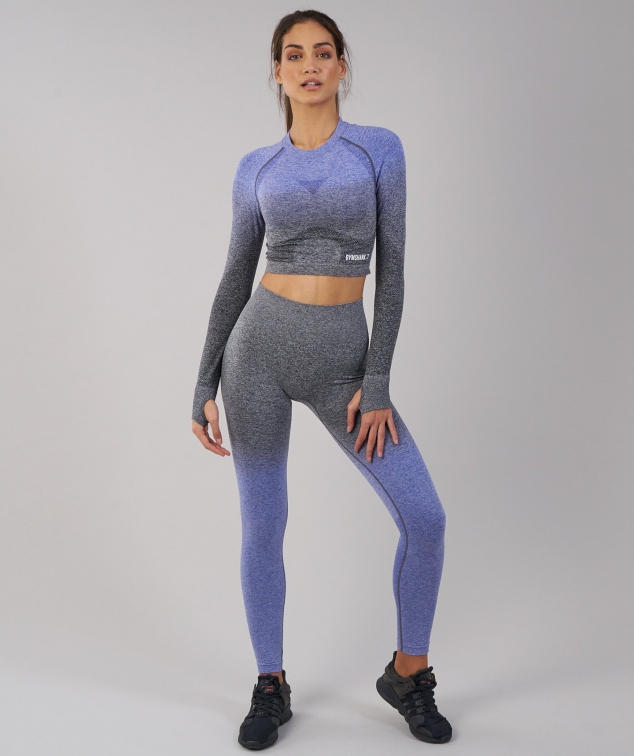 Ombre Seamless Crop Top by Gymshark 