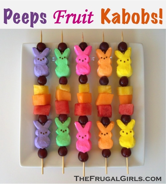 Peep Fruit Kabobs
