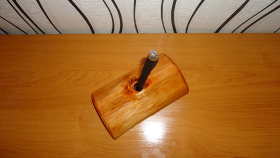 Pen holder Alder wood Office pen holder- ready to ship - Image 2