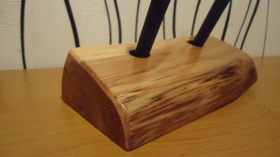  Pen holder office equipment Wooden oak READY TO SHIP