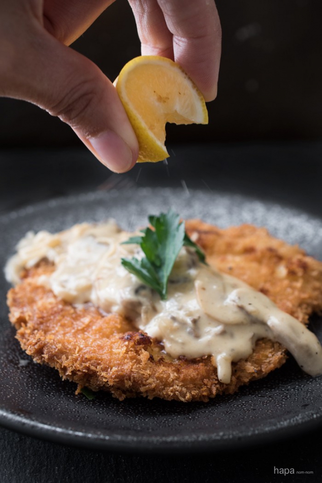 Pork Schnitzel with Mushroom Gravy  - Image 3