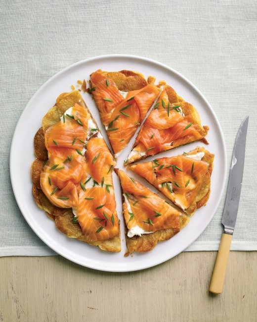 Potato Galette with Smoked Salmon