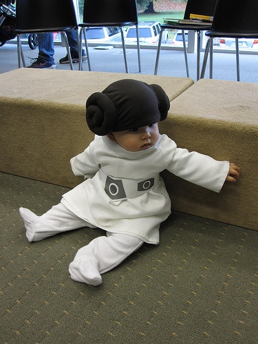 leia baby costume