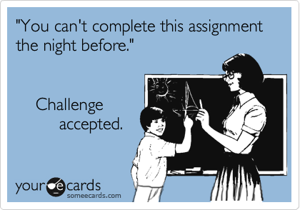 Procrastination