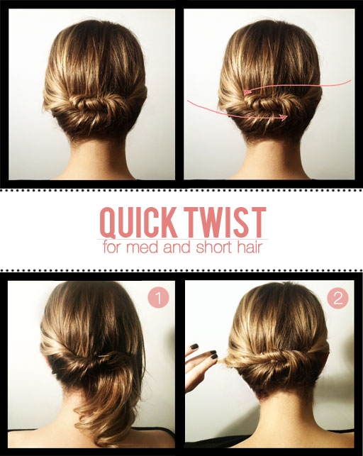 Quick Twist for Medium and Short Hair