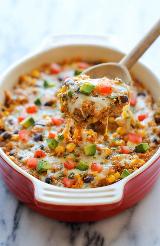 Quinoa Enchilada Casserole