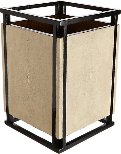 R&Y Augousti Shagreen Waste Paper Bin