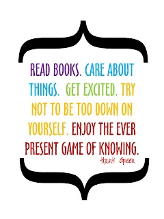 Read books. Care about things...