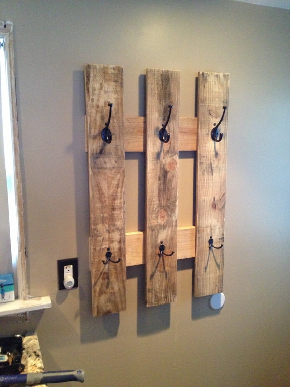 Reclaimed Pallet Coat Rack FaveThing