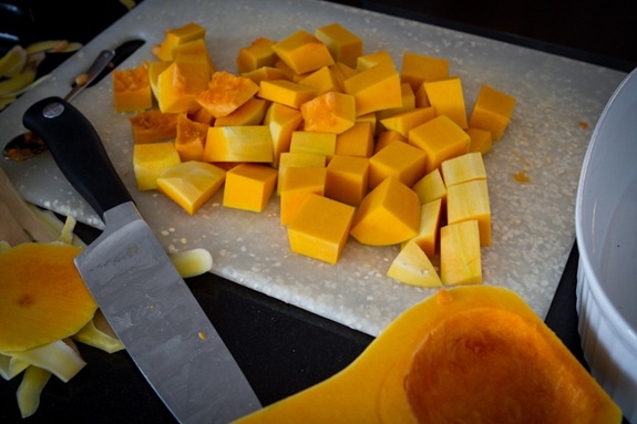 Roasted Butternut Squash with Kale and Almond Pecan Parmesan - Image 2