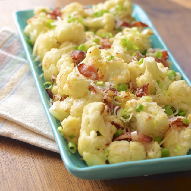 Roasted Cauliflower with Bacon and Parmesan Cheese - Image 2