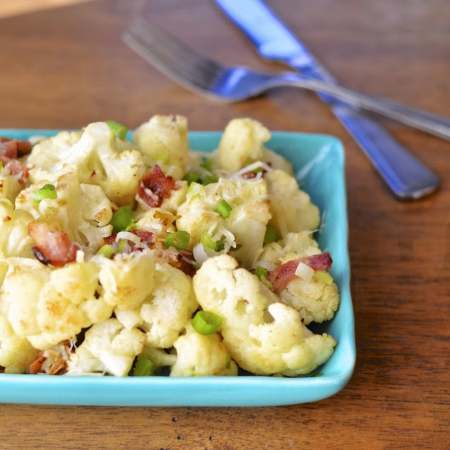 Roasted Cauliflower with Bacon and Parmesan Cheese - Image 3