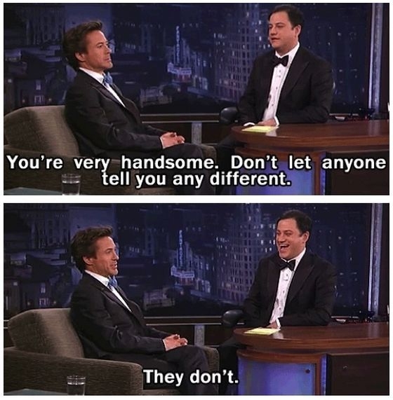 Robert Downey Jr. and Jimmy Kimmel