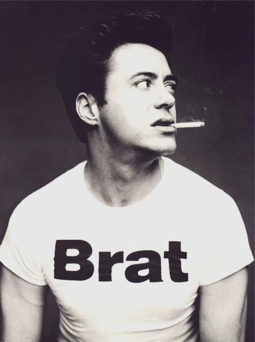 Robert Downey Jr. is a self declared brat [photo]