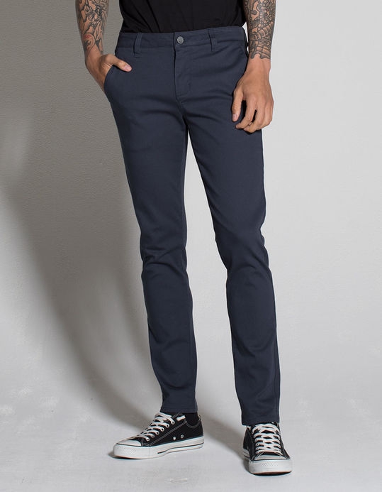 RSQ London Mens Skinny Stretch Chino Pants - FaveThing.com