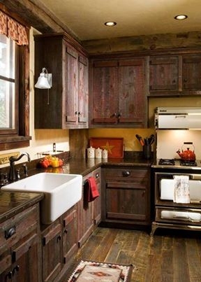 Rustic Cupboard and Sink