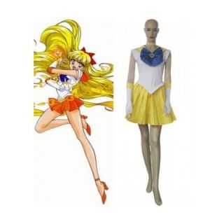 Sailor Moon Aino Minako Sailor Venus Cosplay Costume