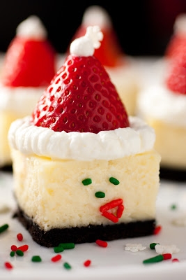 Santa Hat Cheesecake Bites - Image 2