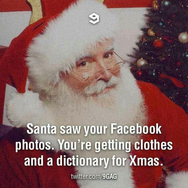 Santa saw your Facebook