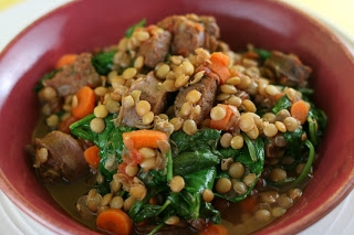 Sausage and Lentil Stew Slow Cooker Recipe