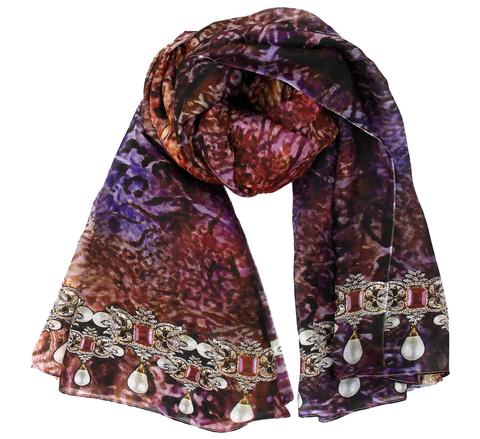 Scarves for women | designer silk scarf | Wool Scarf | neck scarves  Luxury Silk scarves  - Image 2